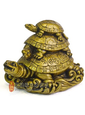 风水龙龟八卦招财家居客厅摆件