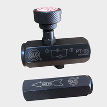 Taiwans Golden Leuccine CLC hydraulic throttle stop inverse valve oil quantity adjustment straight-through PT02 KC03