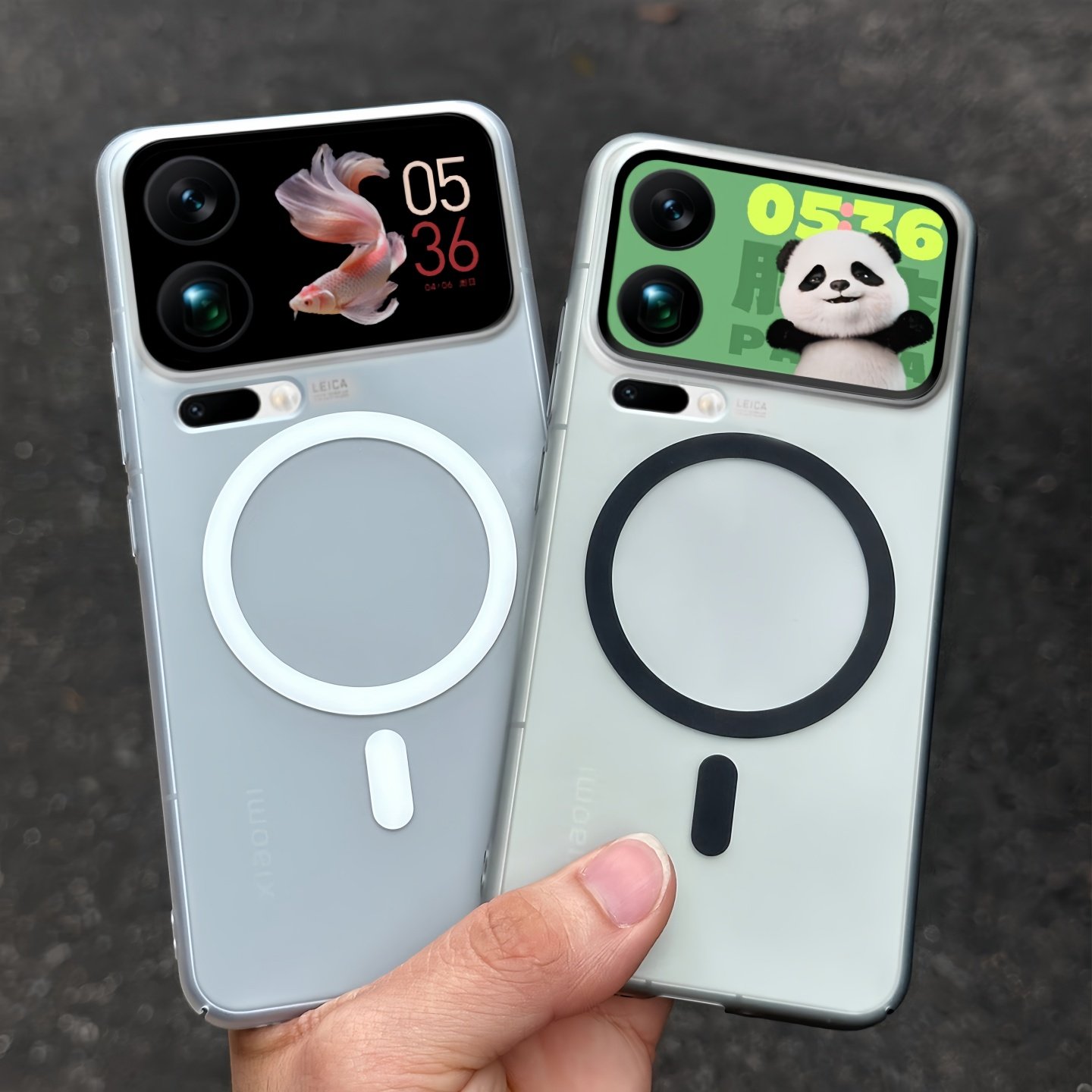 轻薄冰雾磁吸高级感适用小米17promax手机壳新款xiaomi17pro半透磨砂硬壳15防指纹14u全包防摔13保护套男时尚-图3