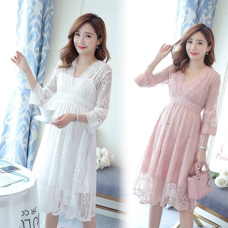 孕妇夏装2021新款宽松潮妈连衣裙 himibaby连衣裙