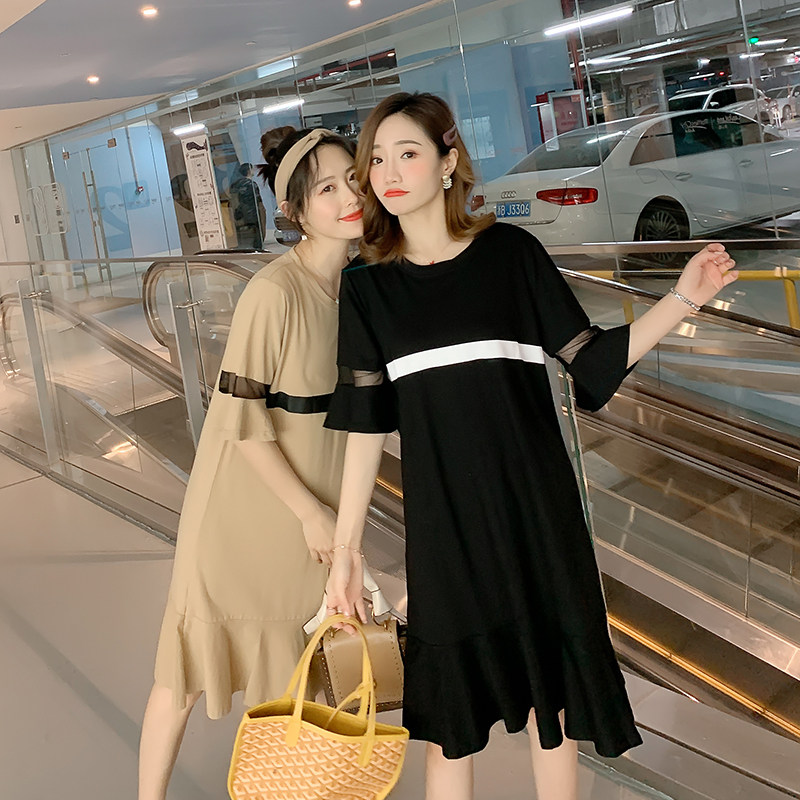 孕妇夏装夏款2022韩版孕妈妈连衣裙 himibaby连衣裙