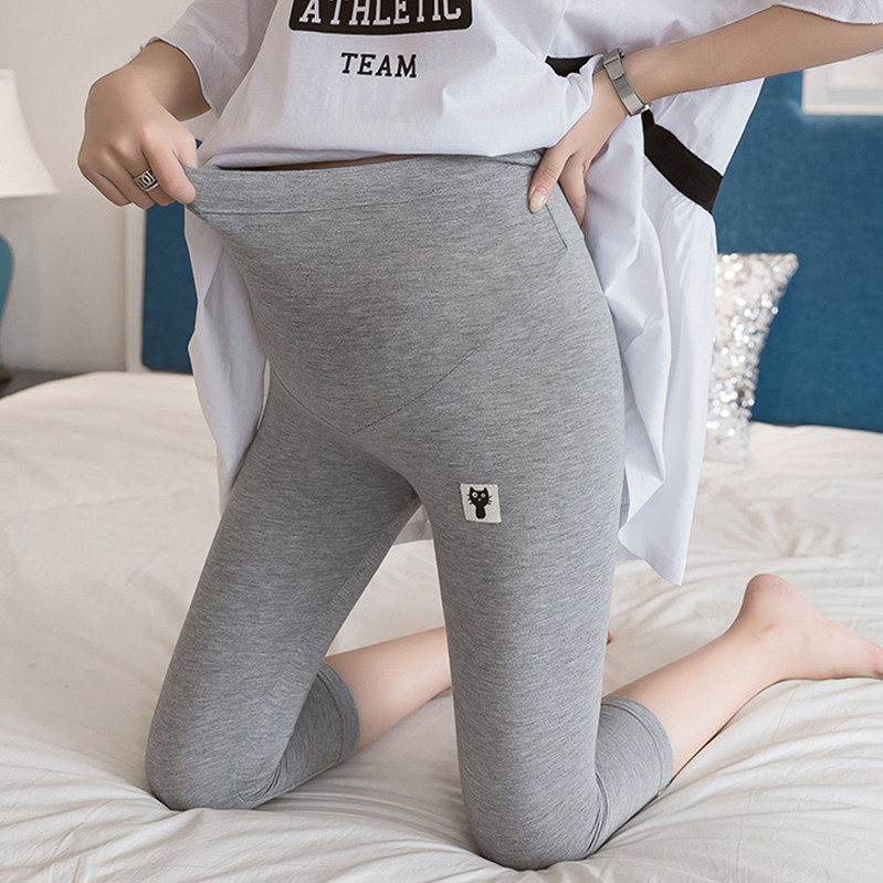 孕妇七分裤2022夏季新款打底裤子 himibaby孕妇打底裤