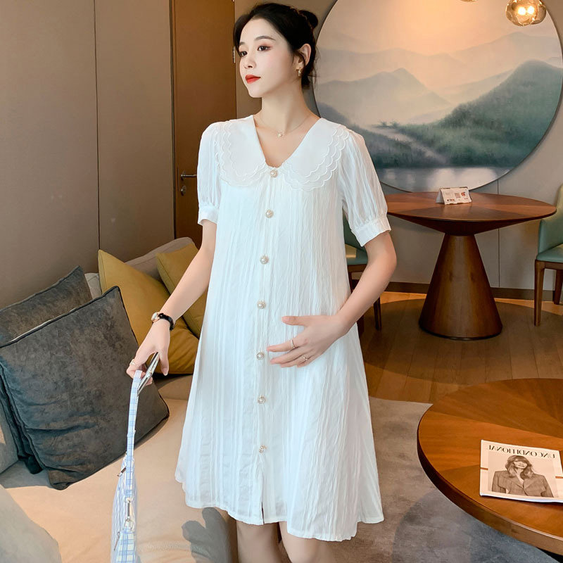 孕妇洋气2020夏款外出夏装连衣裙 himibaby连衣裙