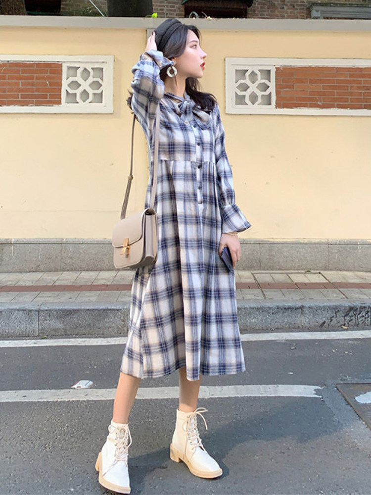 孕妇秋装套装时尚款2021新款韩版 himibaby连衣裙