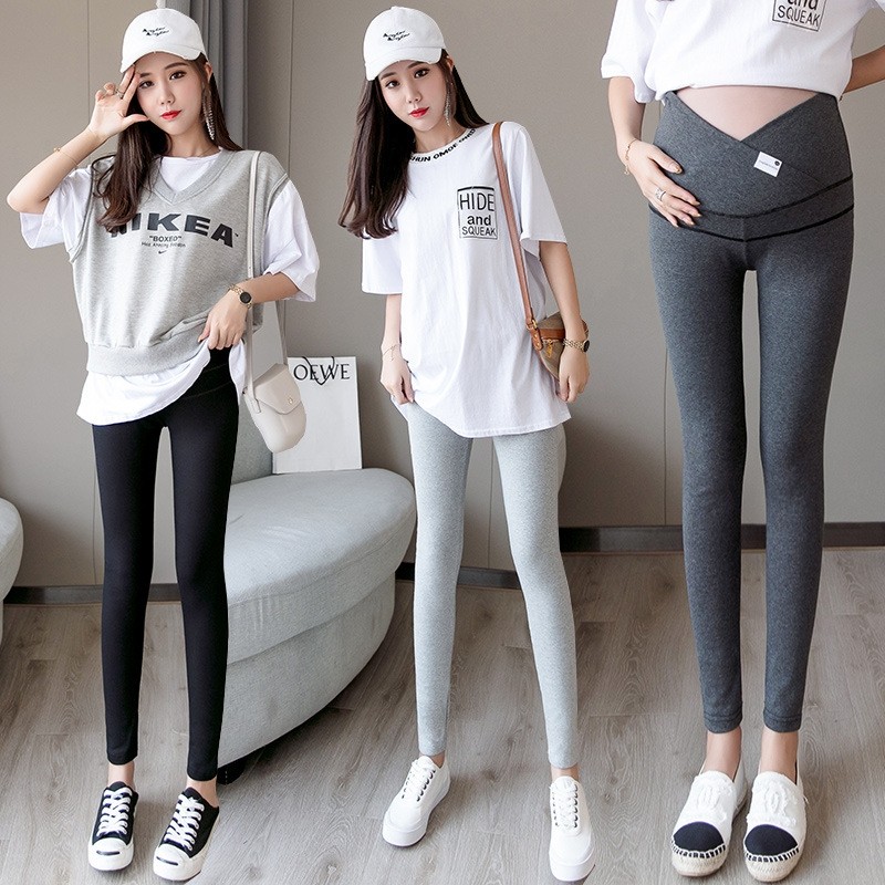 孕妇秋季外穿新款加绒怀孕期打底裤 himibaby孕妇打底裤