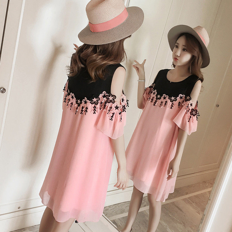 2020新款宽松夏装雪纺潮妈夏天裙子 himibaby连衣裙