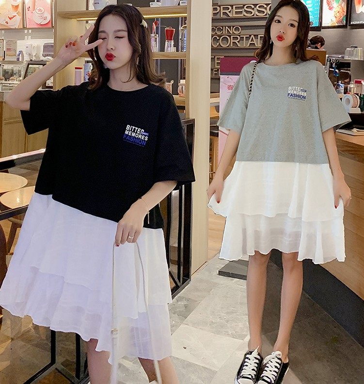 孕妇装辣妈个性韩版宽松大码连衣裙 himibaby连衣裙