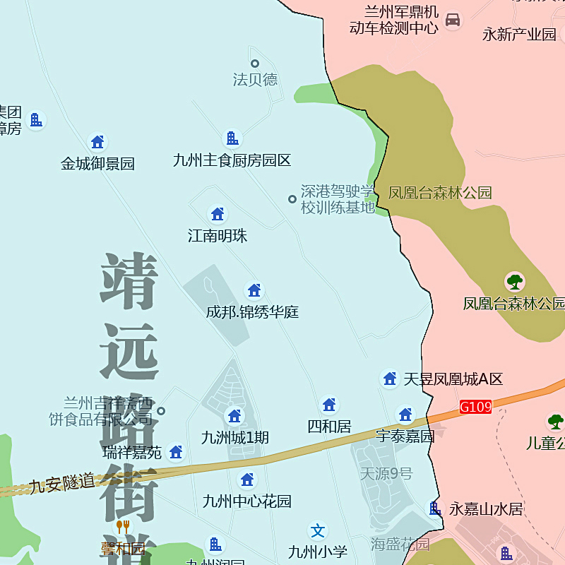 城关区地图批零1.1m行政交通划分甘肃省兰州市防水高清现货贴画 - 图1