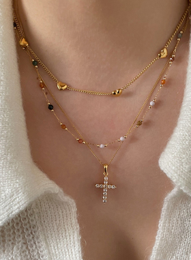 Always线上商店天然石串珠项链