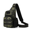 Outdoor running waterproof camouflage tactical chest bag for men