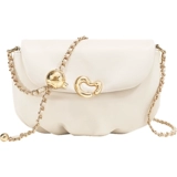 Сумка для телефона, сумка через плечо, оригинальная дизайнерская белая сумка на одно плечо, цепь, коллекция 2023, на цепочке