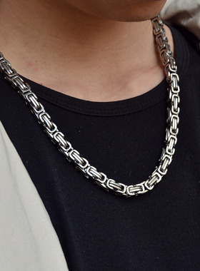 朋克风马鞭男士长款韩版潮人项链