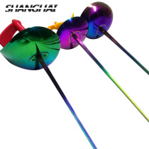 Fencing sword electric certification competition Flower sword Resword sword Sword Whole Sword Silver Color Golden Rainbow Color not embroidered with adult children