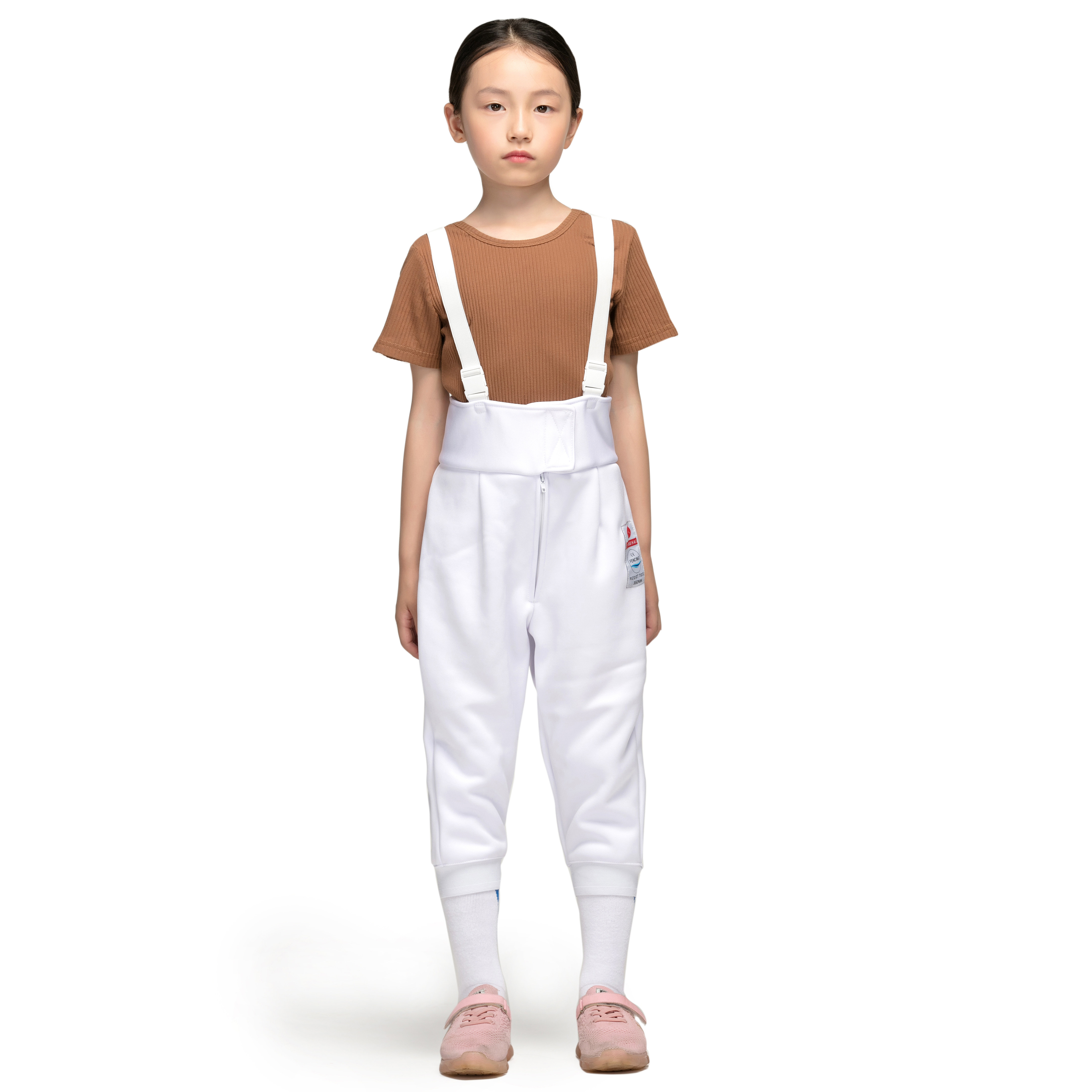 新款CFA认证击剑裤儿童成人保护服350N击剑比赛服裤子剑裤男女,淘宝优惠券,粉丝福利购,淘宝优惠卷