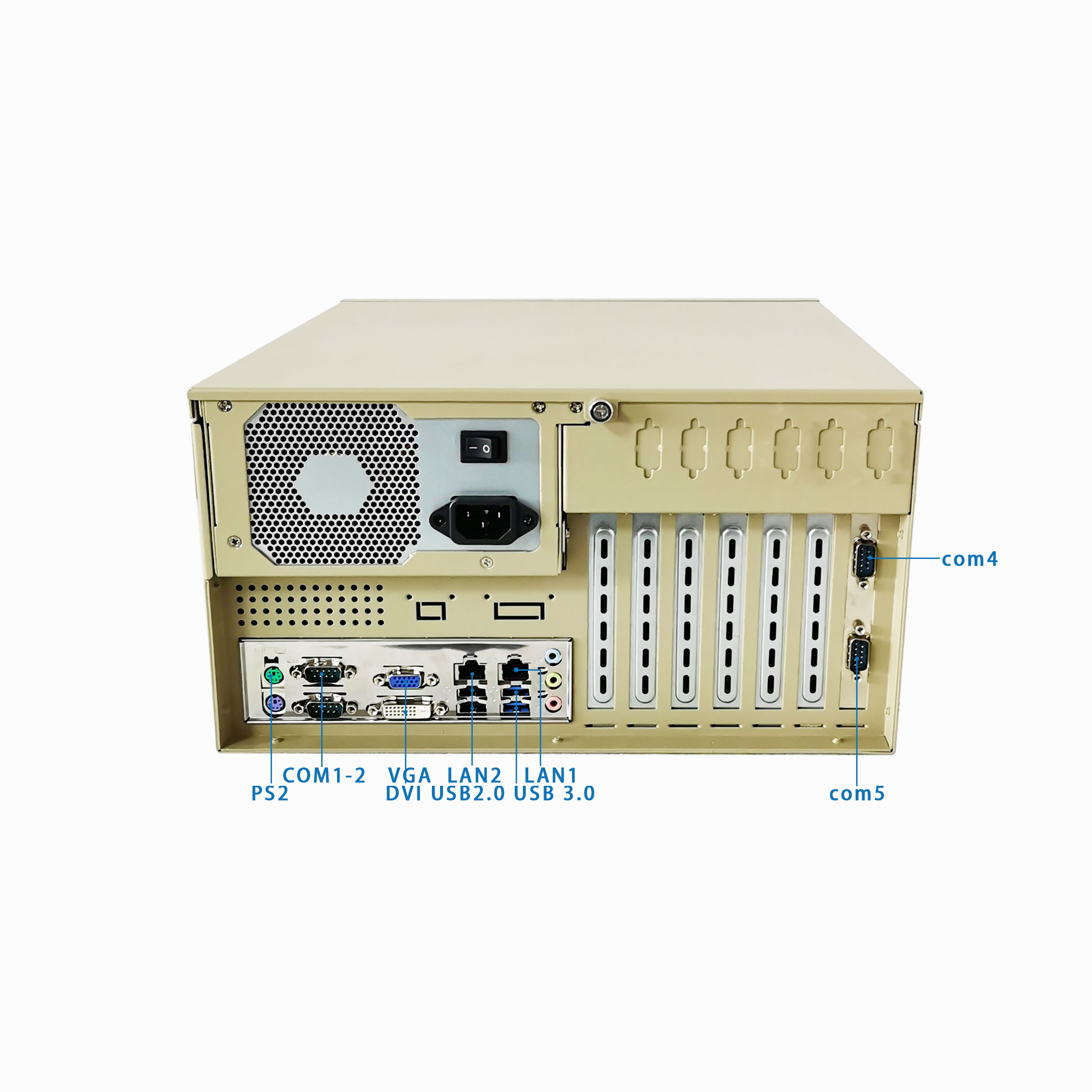 壁挂式工控机酷睿i74770i54570i34330最大支持16G内存4个PCI全新 - 图1