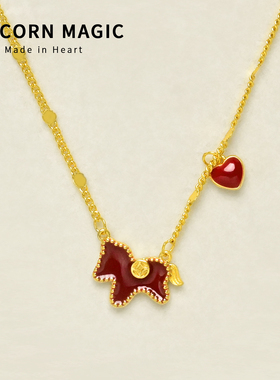 新年马上有钱项链送女友脖子配饰