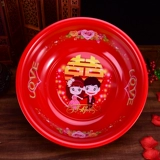 Красный медный таз для невесты из нержавеющей стали