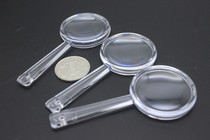 10 Magnifier Organic Glass Magnifier Kindergarten Portable Full Transparent Magnifier Handheld Children Experiment