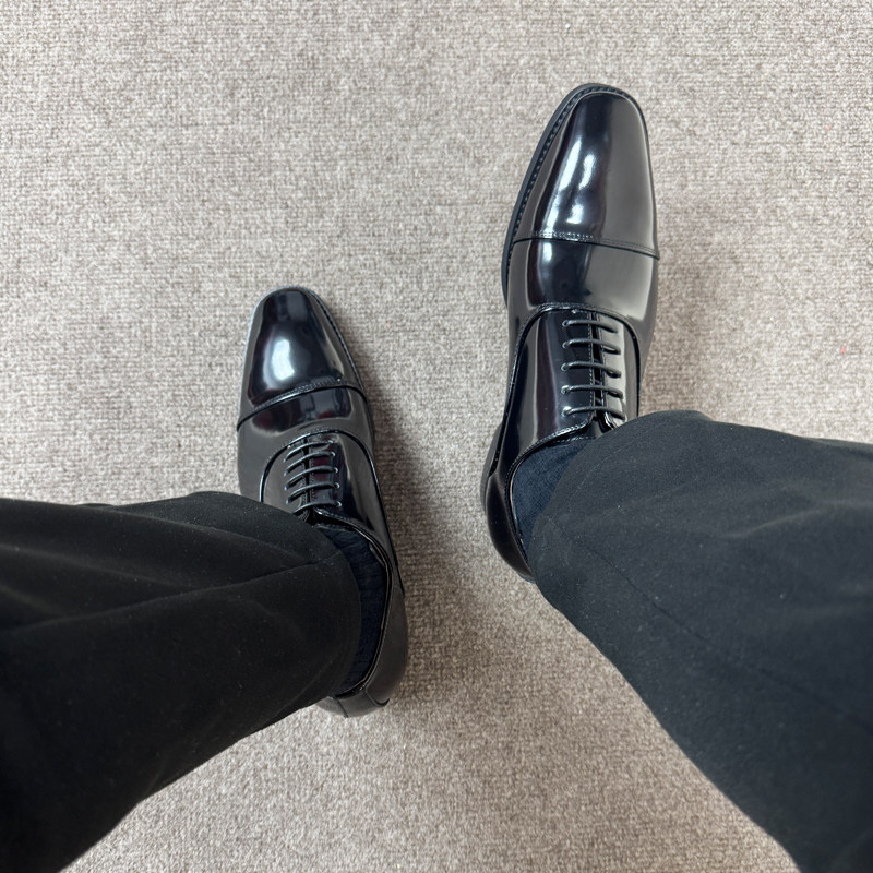 亮面漆皮牛津鞋正装三接头皮鞋英伦风商务隐形内增高6cm新郎婚鞋,淘宝优惠券,粉丝福利购,淘宝优惠卷