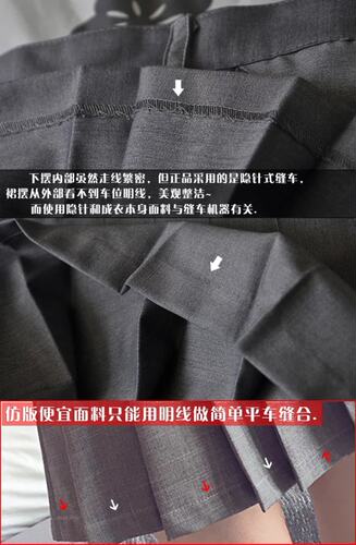 高级灰垂感高腰美式复古显瘦tb百褶裙短裙防走光西装面料小灰裙女 - 图1