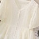 ເສື້ອຢືດ chiffon ຄໍ V-neck ຂອງແມ່ຍິງບວກກັບຂະຫນາດ