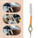 Hair clipper for hairdressing special barber shop scraper hair clipper manual hair trimming split end thinning hairstylist's clipper
