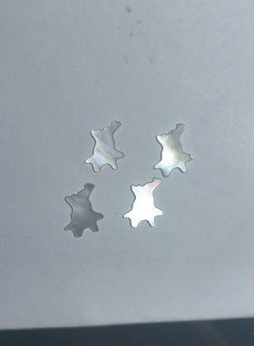 天然贝母雕刻天然珍珠贝系列贴贝系列手修异形定制吊坠手链耳钉