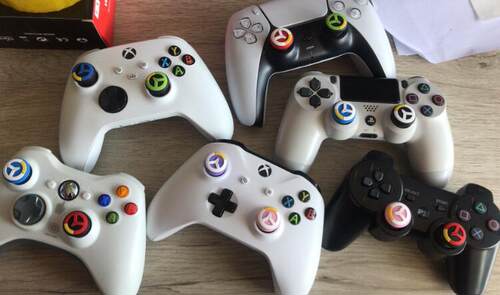 PS4猫爪摇杆帽飞智北通手柄摇杆套XBOX360 ONE PS5摇杆保护帽猫爪 - 图0