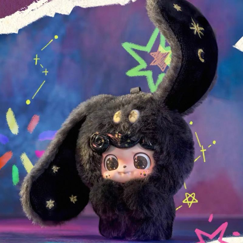 现货包邮 Q宝情绪毛毛怪系列搪胶盲盒可爱手办潮玩摆件送人礼物