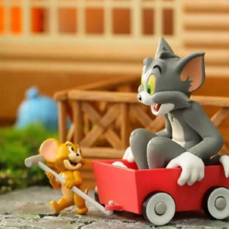 现货包邮 TOM and JERRY好朋友猫和老鼠系列盲盒潮玩摆件 - 图2