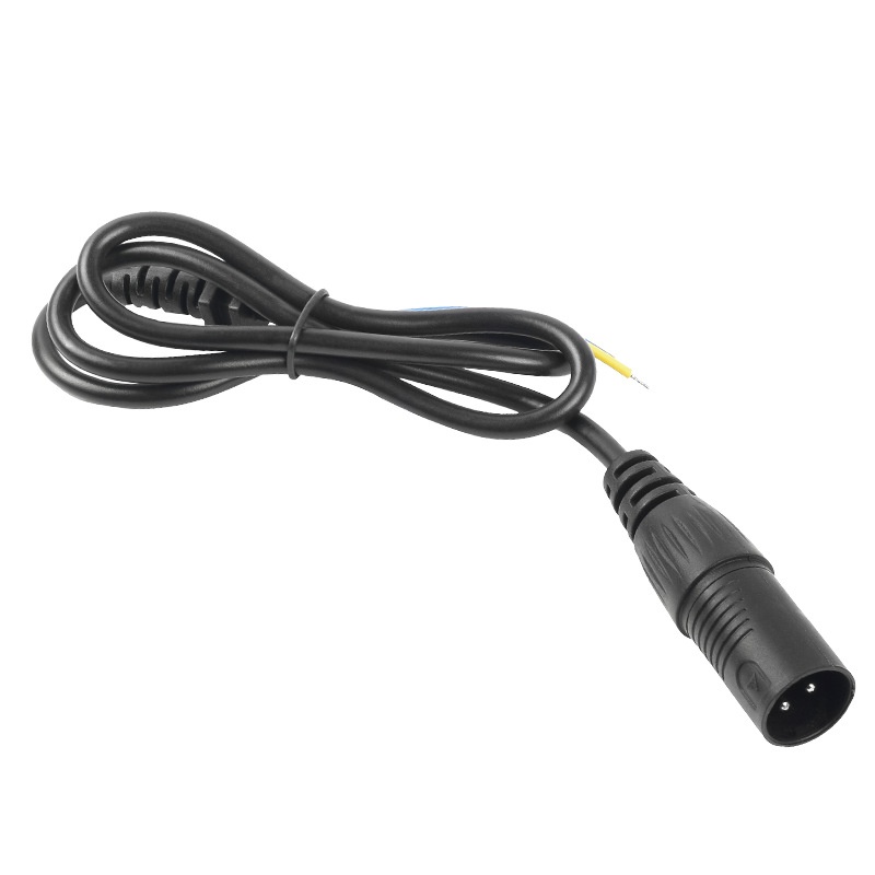 三芯卡侬头公母插座 充电口 锂电池 电动电瓶车 卡农充电器输出 - 图2