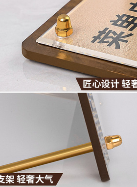 亚克力木纹证书展示相框横竖可用
