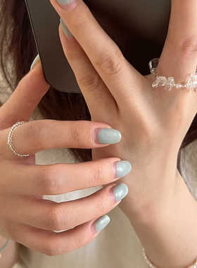 小众设计纯手工弹力串珠戒指女