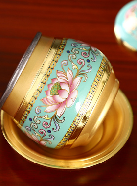 供水杯供佛杯莲花佛台供杯