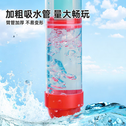 烟花水枪宝宝戏水游泳海边儿童沙滩玩具喷水抽拉式水枪2026新款女 - 图3
