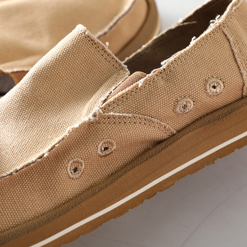 老美小整单！MD+EVA复合大底！男士户外舒爽休闲一脚蹬懒人帆布鞋 - 图2