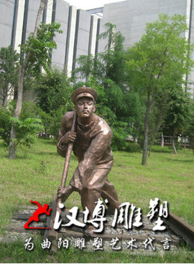 玻璃钢公园创意人物雕塑