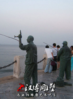 玻璃钢人物民俗文化公园小品雕塑