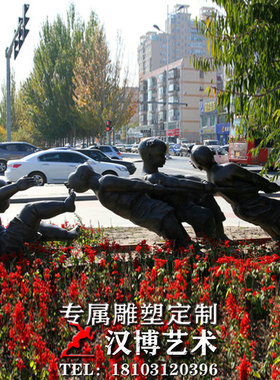 玻璃钢民俗文化户外景观主题雕塑