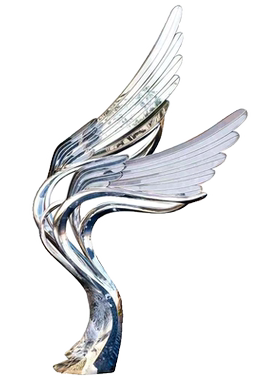 亮化汉博雕塑不锈钢装饰现代艺术