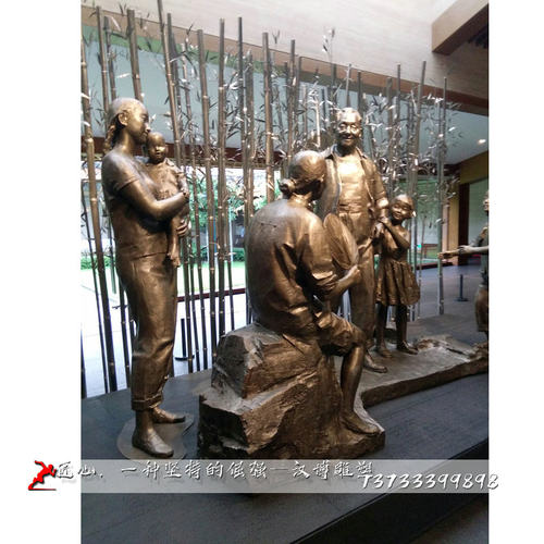 邓小平半身像人物雕塑玻璃钢雕塑铸铜铜雕塑户外大型城市景观雕塑 - 图3