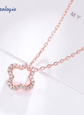 梵星学纯银细链锁骨链女项链