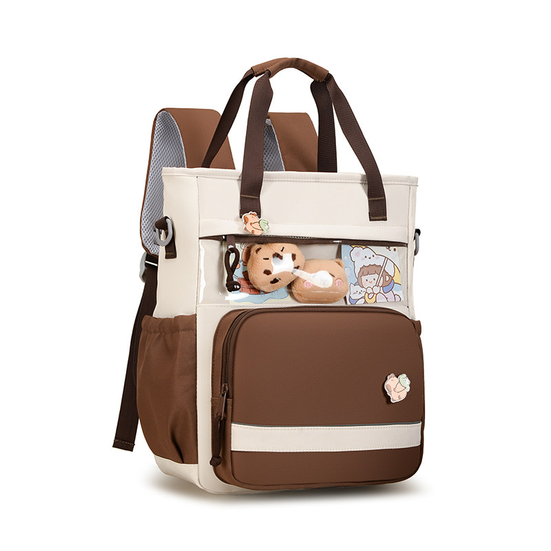 儿童超轻护脊双肩包减负女生小学生书包2025新款背包透明单肩斜挎,淘宝优惠券,粉丝福利购,淘宝优惠卷