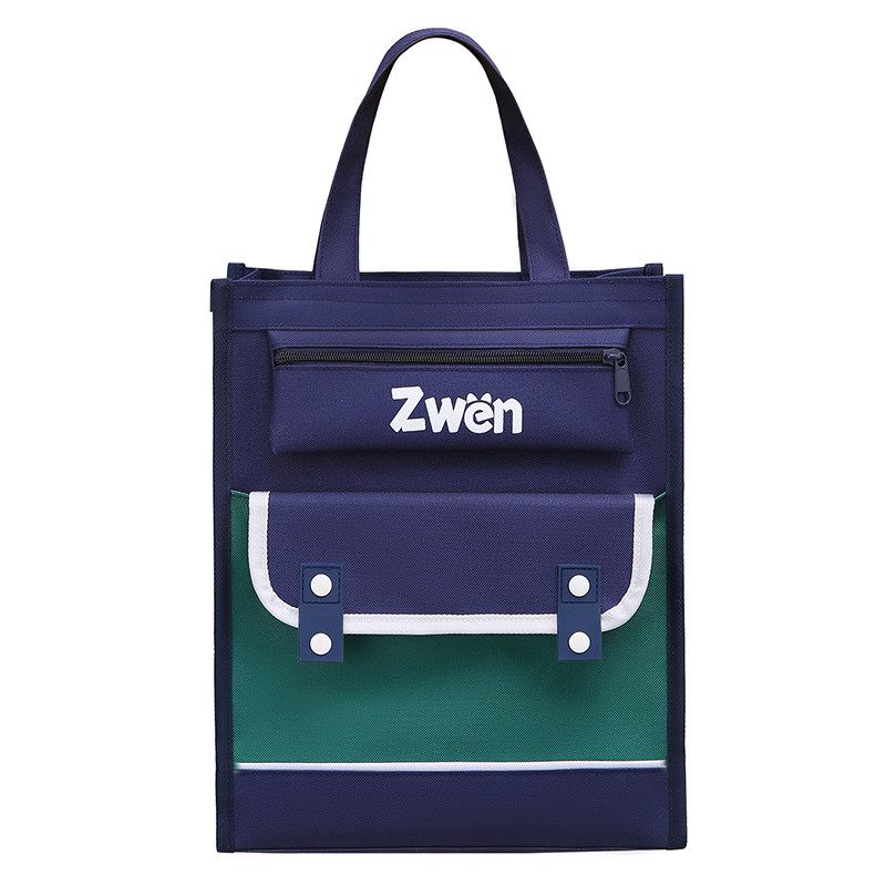 便携手提袋新款小学生文件袋英伦补习袋牛津布补课袋大容量学习袋,淘宝优惠券,粉丝福利购,淘宝优惠卷