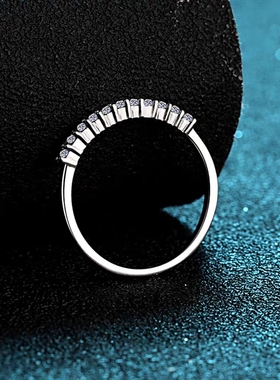 美国进口d色22分pt950满钻莫桑钻