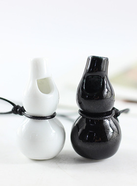 葫芦口哨陶瓷毛衣链儿童陶瓷