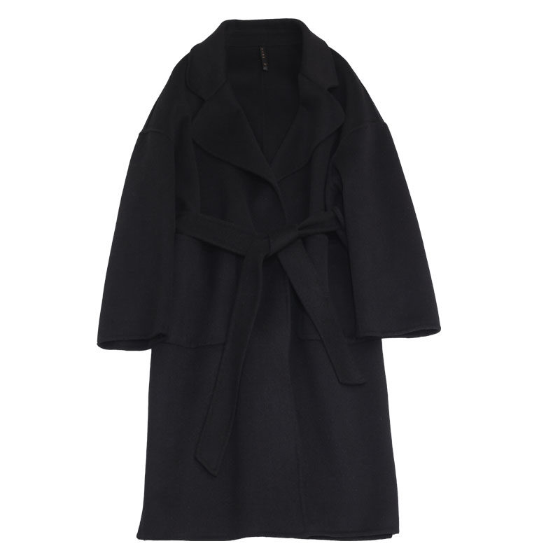 2019秋冬季流行新款双面羊绒大衣 莳儿家 定制毛呢外套