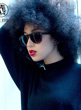 圆脸个性风时尚偏光显瘦太阳镜