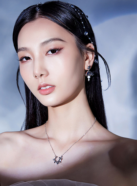 轻奢小众设计浮游生物吊坠项链