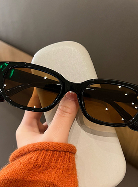 装饰猫眼欧美女防紫外线墨镜